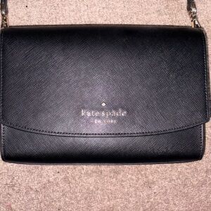 Kate Spade Black Leather Shoulder Bag